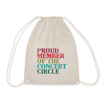 Fier membre du Cercle de concert - Sac de sport léger - nature - Devant