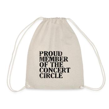 Fier membre du Cercle de concerts - Sac de sport léger - nature - Devant