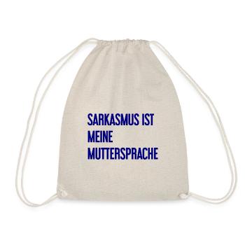 Sarcasm Pro - Drawstring Bag - nature - Front