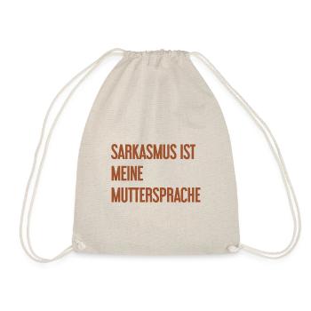 Sarcasm Pro - Drawstring Bag - nature - Front