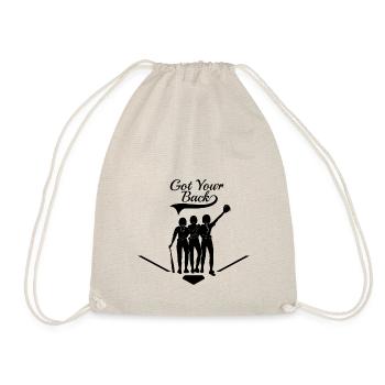 Got Your Back - Drawstring Bag - nature - Front