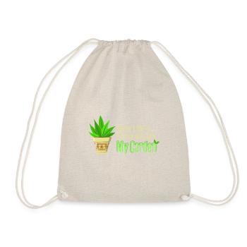 Working in Garden Nature Lover Plants Hobby - Drawstring Bag - nature - Front