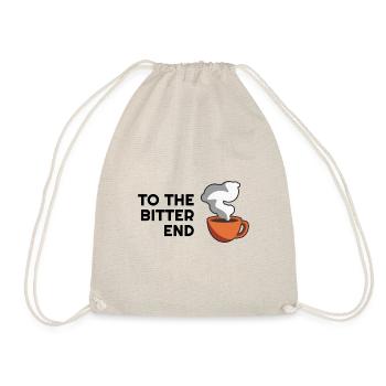 Coffee Sayings Summer Outfit Barista Design Cafe - Drawstring Bag - nature - Front