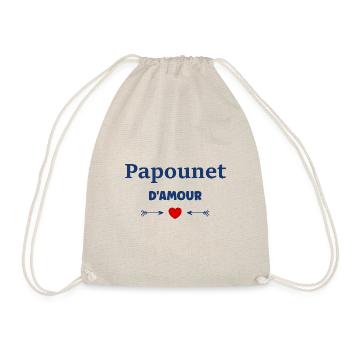 papounet d'amour - Sac de sport léger - nature - Devant