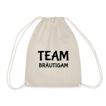 Team Bräutigam - Turnbeutel - Natur - Vorne