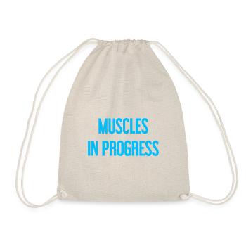 Muscles in Progress - Drawstring Bag - nature - Front
