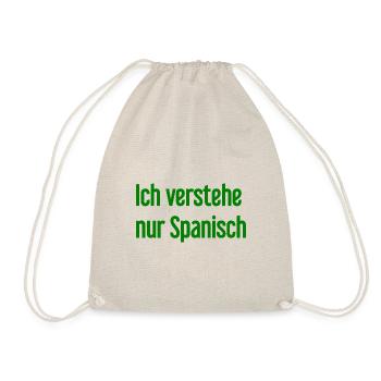 Je ne comprends que l’espagnol - Sac de sport léger - nature - Devant