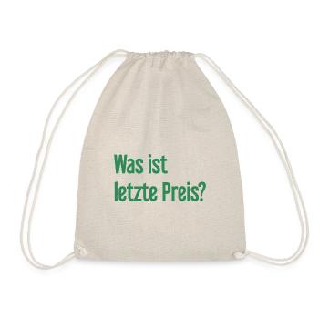 What is last price? - Drawstring Bag - nature - Front