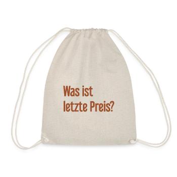 What is last price? - Drawstring Bag - nature - Front