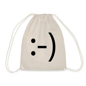 smile :-) - Turnbeutel - Natur - Vorne