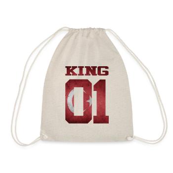 king 01 Türkei Türkye Kardes Kiz - Turnbeutel - Natur - Vorne