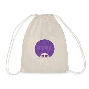 Retro Afro Funk Black Girl - Turnbeutel - Natur - Vorne