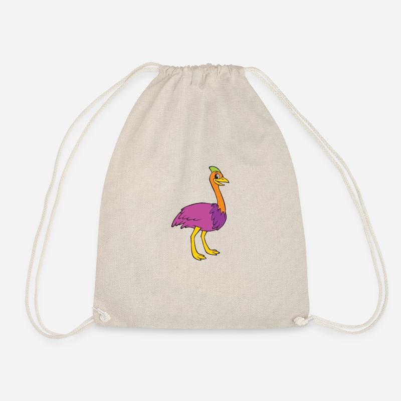 Ostrich - Drawstring Bag - nature