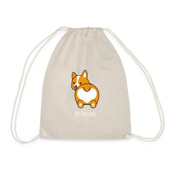 Corgi Gorgeous dog puppy fluffy - Drawstring Bag - nature - Front