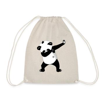 Dabbing Panda Panda - Drawstring Bag - nature - Front