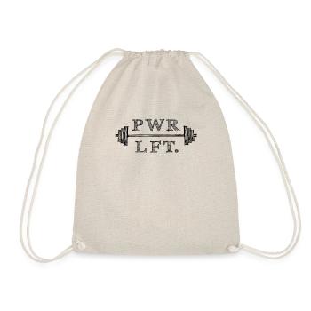 Cool Powerlifting Squat Deadlift Benchpress Gym - Sac de sport léger - nature - Devant