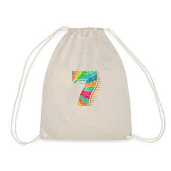 Conception du 7e anniversaire du bambin - Sac de sport léger - nature - Devant