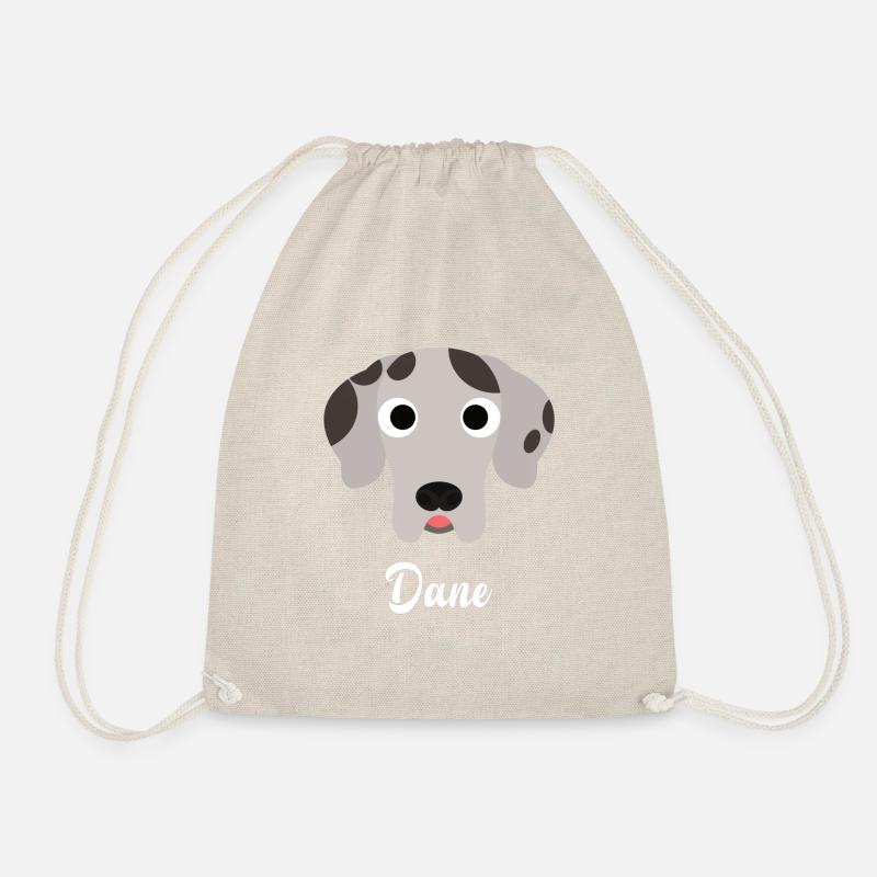 Dane - Great Dane - Drawstring Bag - nature
