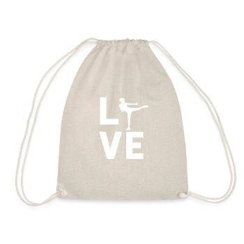 PILOXING LOVE - Graphic Shirt - Turnbeutel - Natur - Vorne