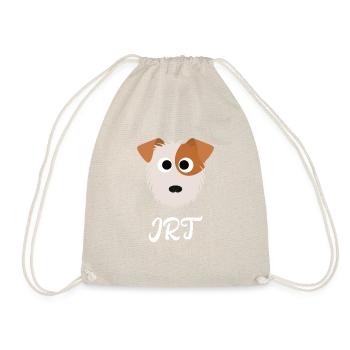 JRT - Jack Russel Terrier - Turnbeutel - Natur - Vorne