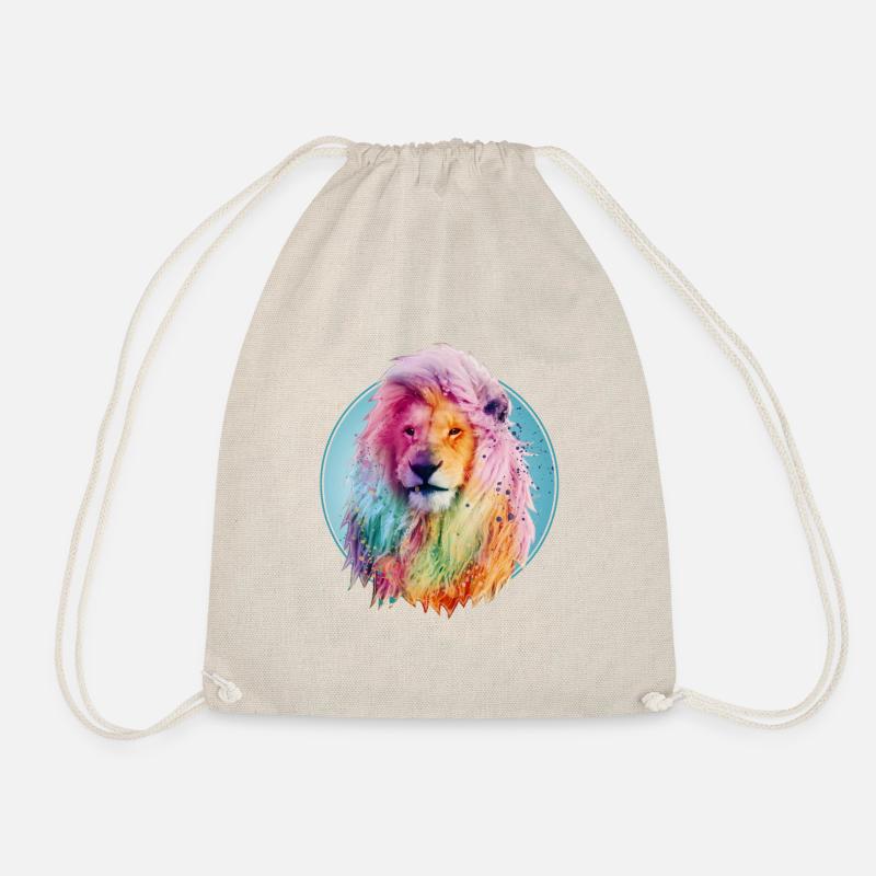 lion - Drawstring Bag - nature