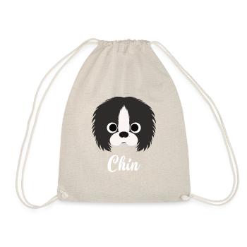 Chin - Japanese Chin - Drawstring Bag - nature - Front