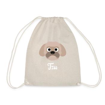 Tzu - Shih Tzu - Drawstring Bag - nature - Front