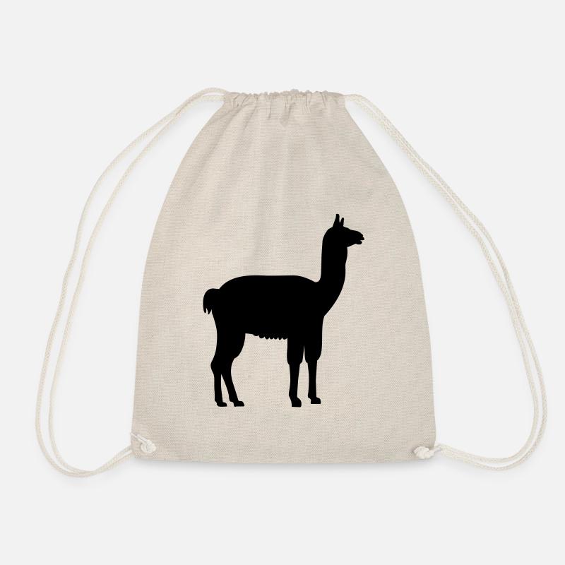 Lama - Turnbeutel - Natur