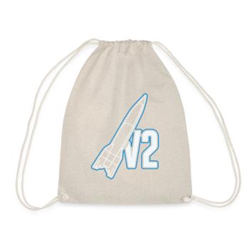 V2 fusée Aggregat 4 Magie De l’Espace Cadeau - Sac de sport léger - nature - Devant