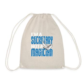 Je suis une secrétaire et non un magicien - Sac de sport léger - nature - Devant
