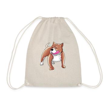 Chien Boxer cadeau Noël amour animal teckel - Sac de sport léger - nature - Devant