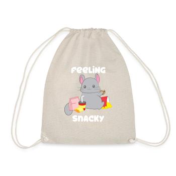 Chinchilla - Chinchillas - Cadeau - Joufflu - Sac de sport léger - nature - Devant