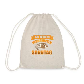 American Football - Turnbeutel - Natur - Vorne