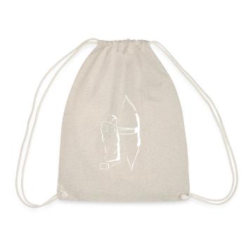 Archer Recurve Archery Arrow Bow - Drawstring Bag - nature - Front