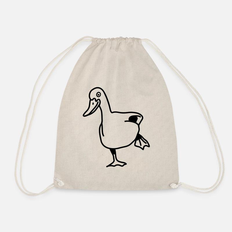 duck - Drawstring Bag - nature