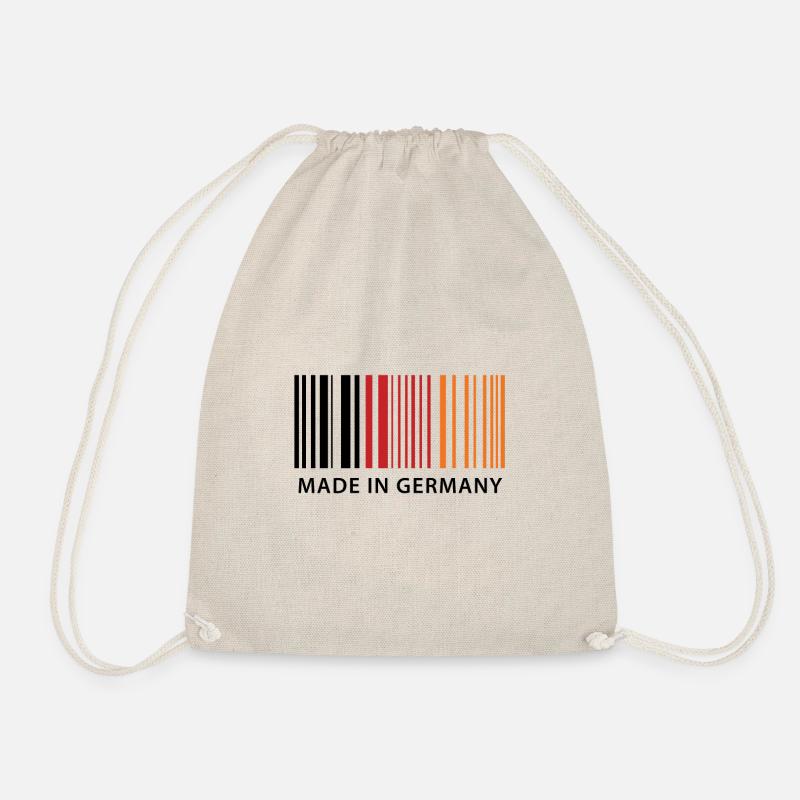 Barcode "Made in Germany" - Turnbeutel - Natur