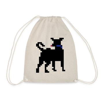 Pixel Dog - couleurs à choisir librement - Sac de sport léger - nature - Devant