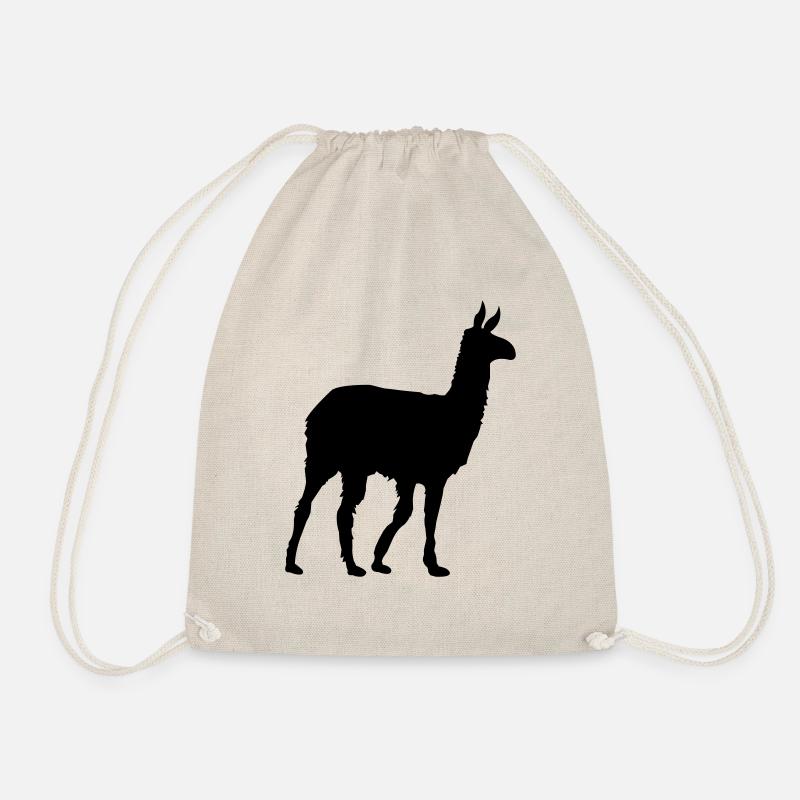 lama - Turnbeutel - Natur