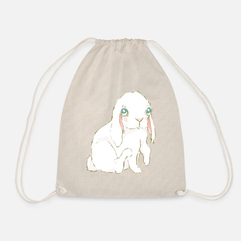 Hase Bunny - Turnbeutel - Natur