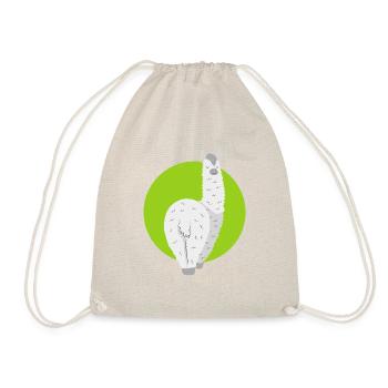 Lustige Lama-Lama-Alpaka-T-Shirt Geschenkideen - Turnbeutel - Natur - Vorne