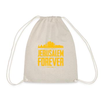 Jerusalem Forever Israel Gift T-shirt - Drawstring Bag - nature - Front