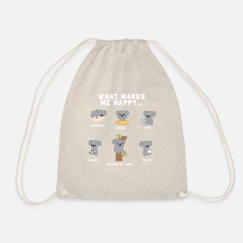 Koala - Ours Koala - Ours Koala - Introverti - Nerd - Sac de sport léger - nature