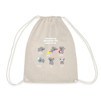 Koala - Koala Bär - Koalabär - Be Different - Turnbeutel - Natur - Vorne