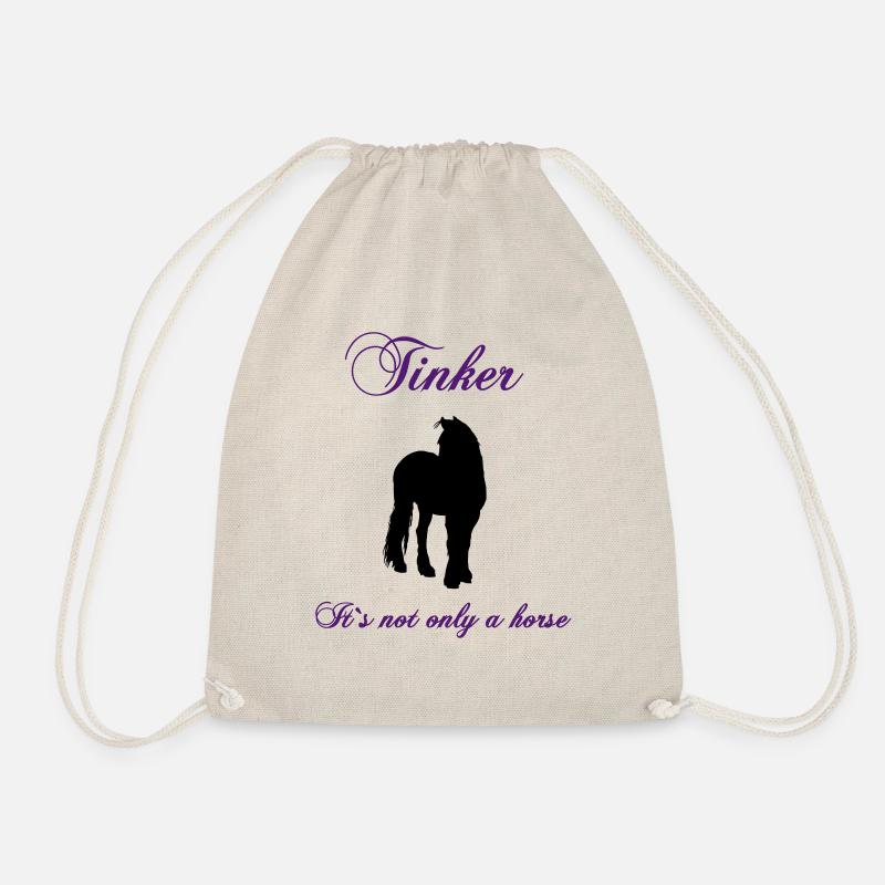 tinker_its_not_only_a_horse - Drawstring Bag - nature
