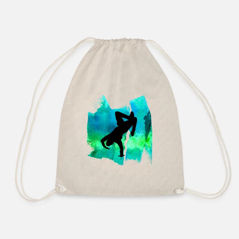 Breakdancer Breakdance Dancing T Shirt - Drawstring Bag - nature