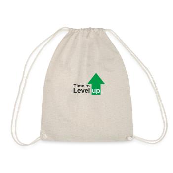 Time to Level Up - Cadeau - Sac de sport léger - nature - Devant