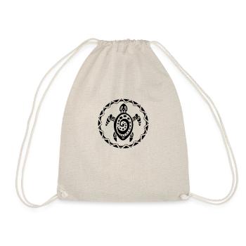 Symbole de la tortue de mer polynésienne hawaïenne Honori Honu - Sac de sport léger - nature - Devant