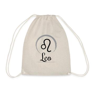 Zodiac Leo Star Sign Astrology - Men Women T - Turnbeutel - Natur - Vorne