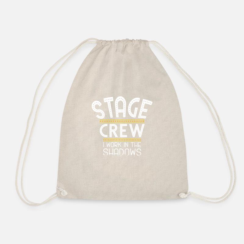 Stage crew, Bühnenmitarbeiter, Roadie Geschenk - Turnbeutel - Natur