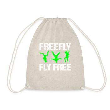 Skydive Freefly, Fallschirm, Fallschirmspringer - Turnbeutel - Natur - Vorne